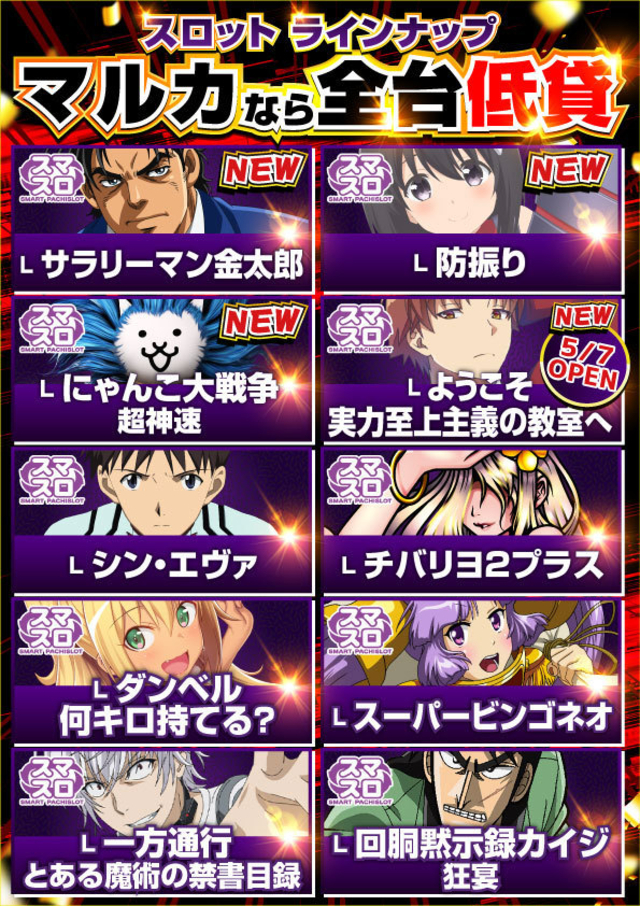 マルカなら低パチ!!